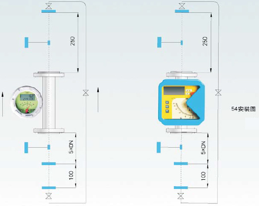 實(shí)驗(yàn)室用轉(zhuǎn)子流量計安裝要求圖四