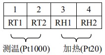 高溫型熱式氣體質(zhì)量流量計(jì)接線端子圖